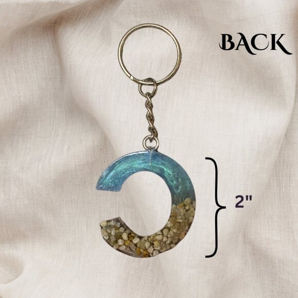 Handmade letter "C" Keychain - Picture 3 of 4